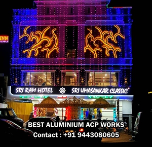 Best Aluminum Acp Front elevation works in Tirunelveli and Tuticorin